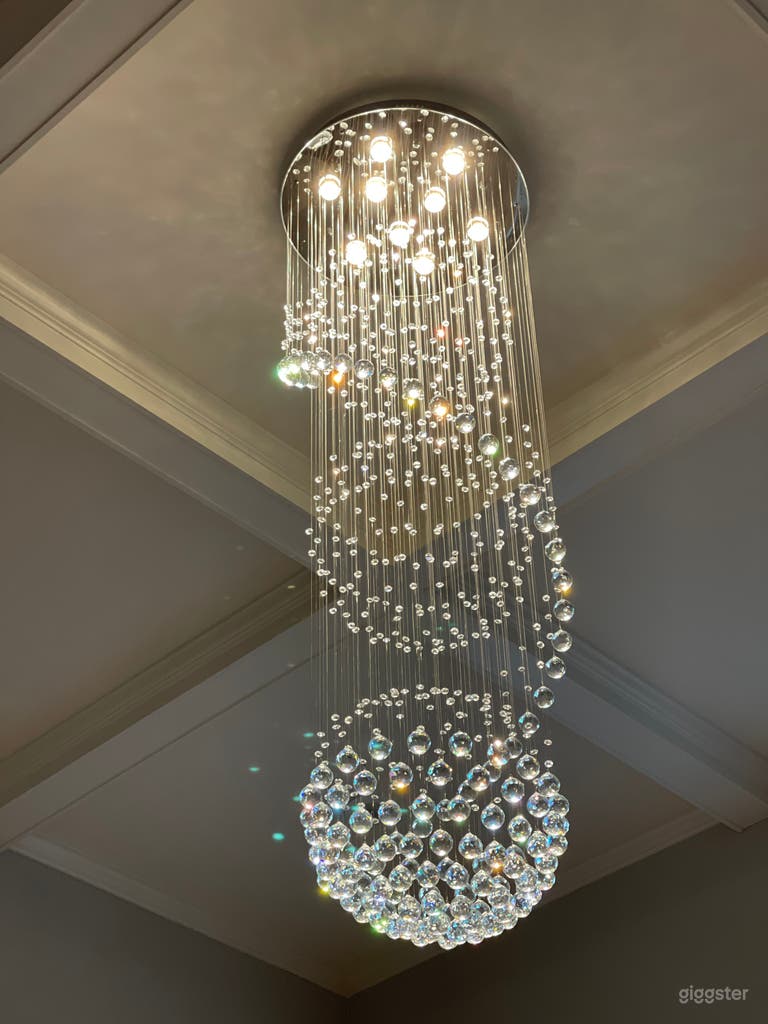  Lampadario nel soggiorno  