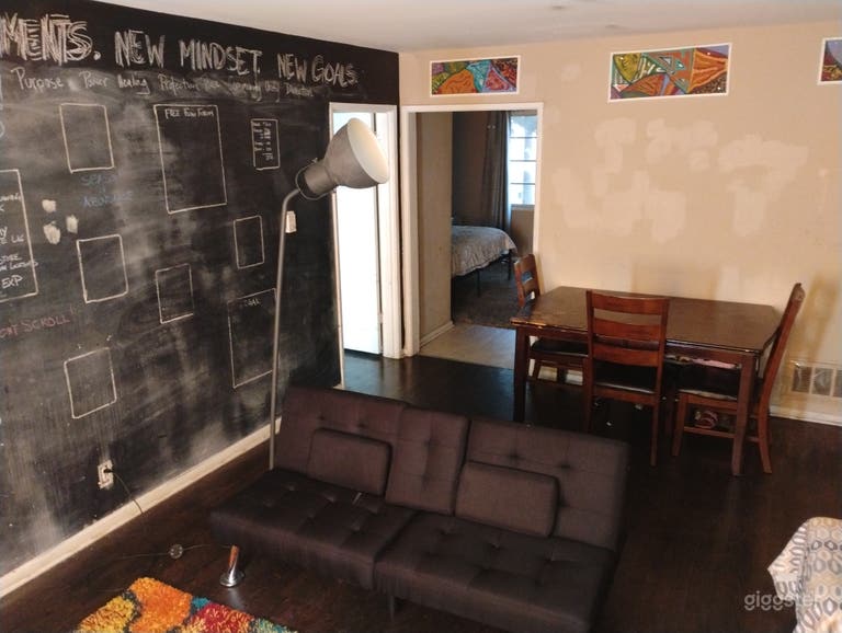  Colorful modest one bedroom apartment  