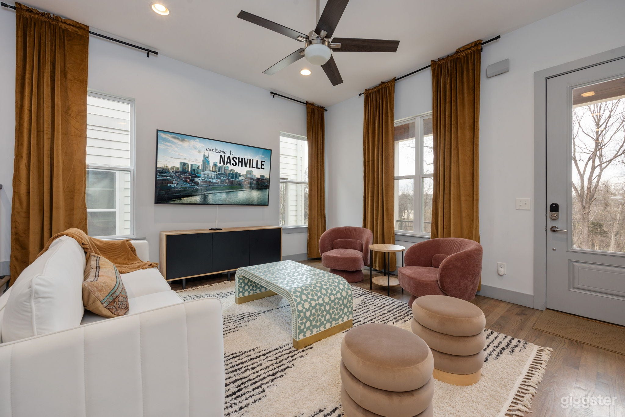 High-Ceilings Open Modern Moroccan Boho Home Photo 1