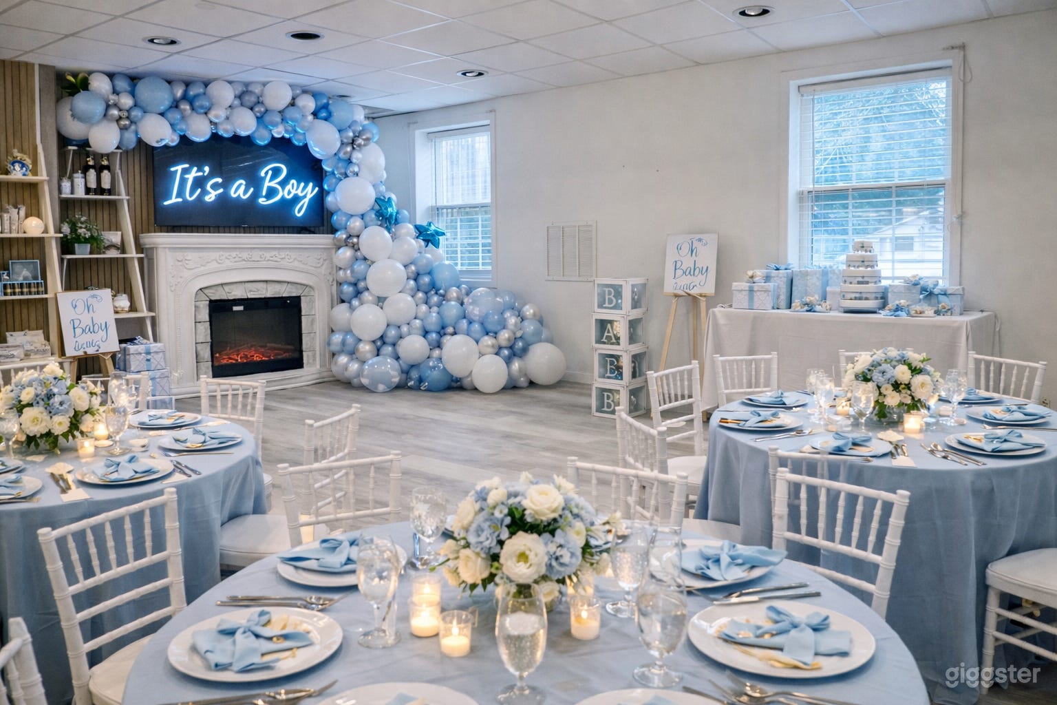 Private Event Lounge with Iconic Bar & Fireplace Photo 1