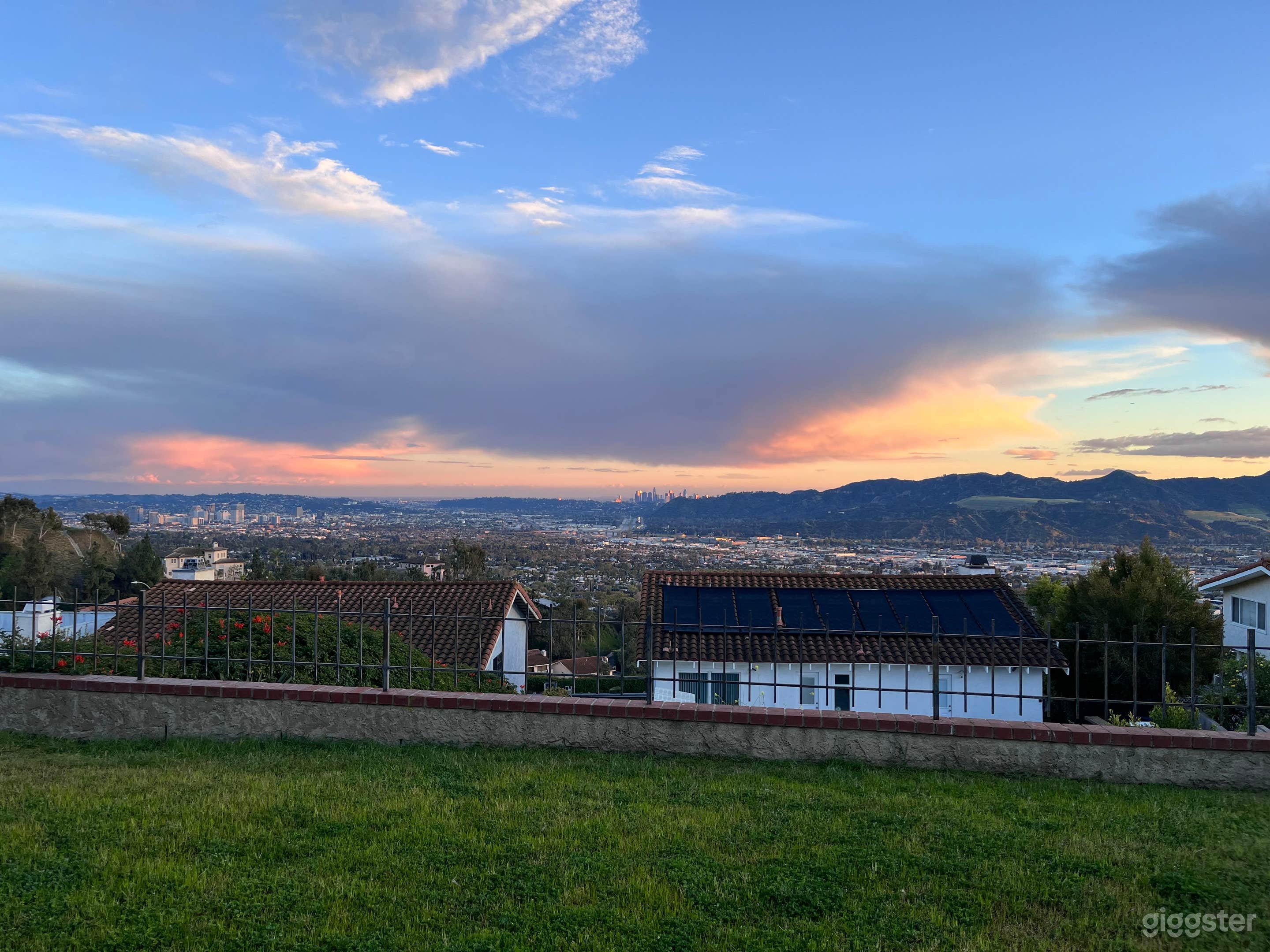Private Backyard with Stunning View of Los Angeles Photo 1
