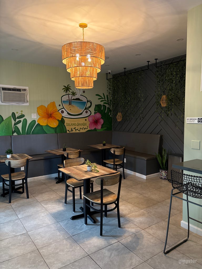  Coffee shop with outdoor seating 