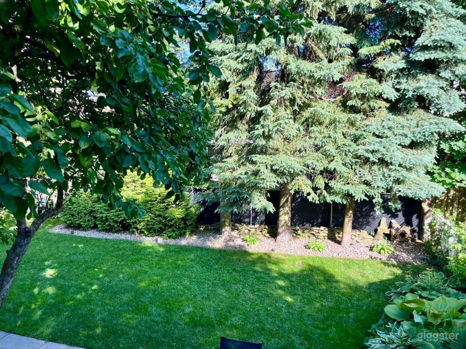 Tranquil Urban Backyard with Lush Greenery Photo 3