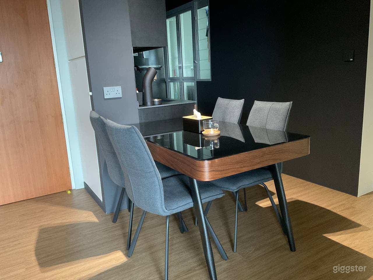 Dark, Japanese-inspired House Photo 2