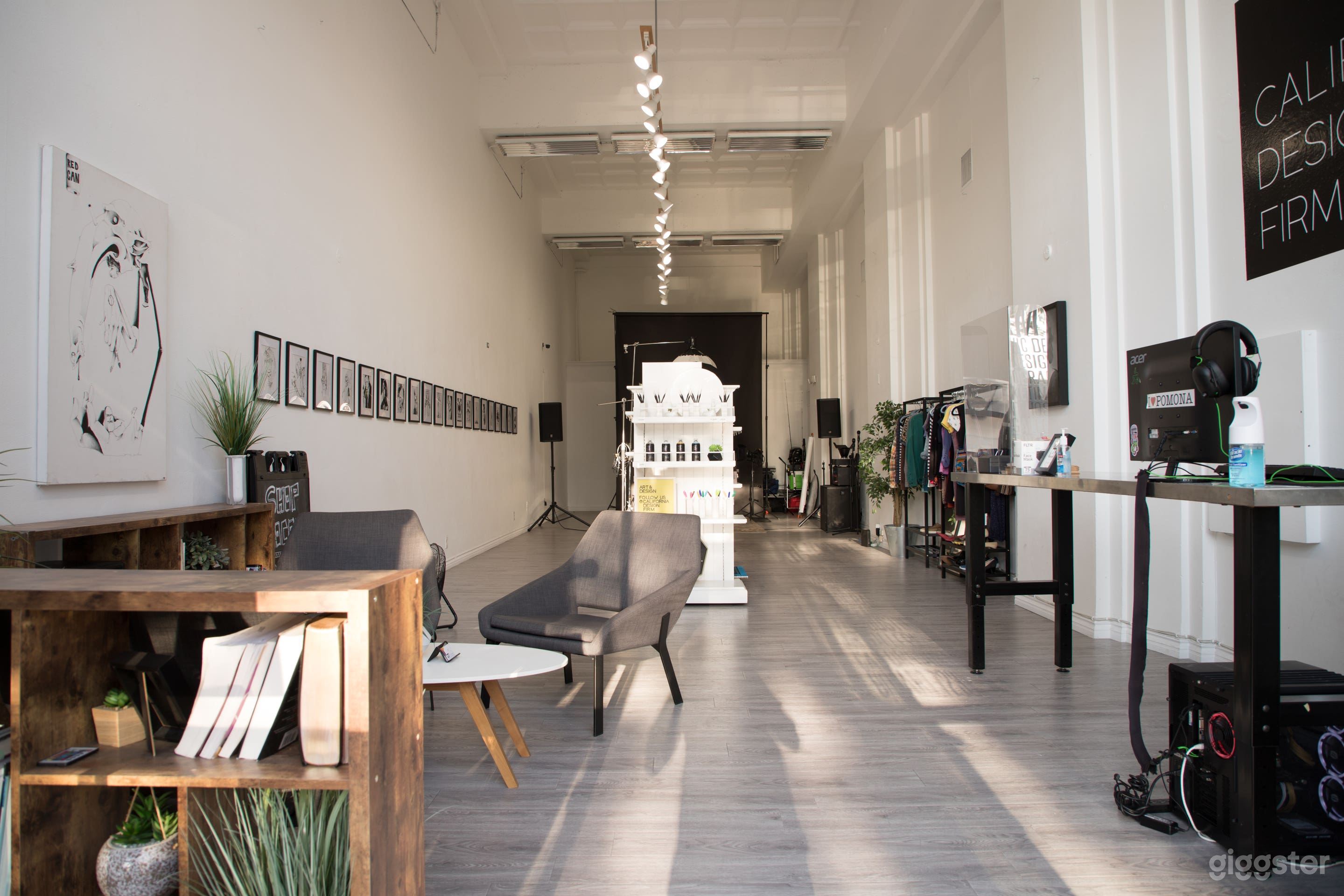 View from the entrance.