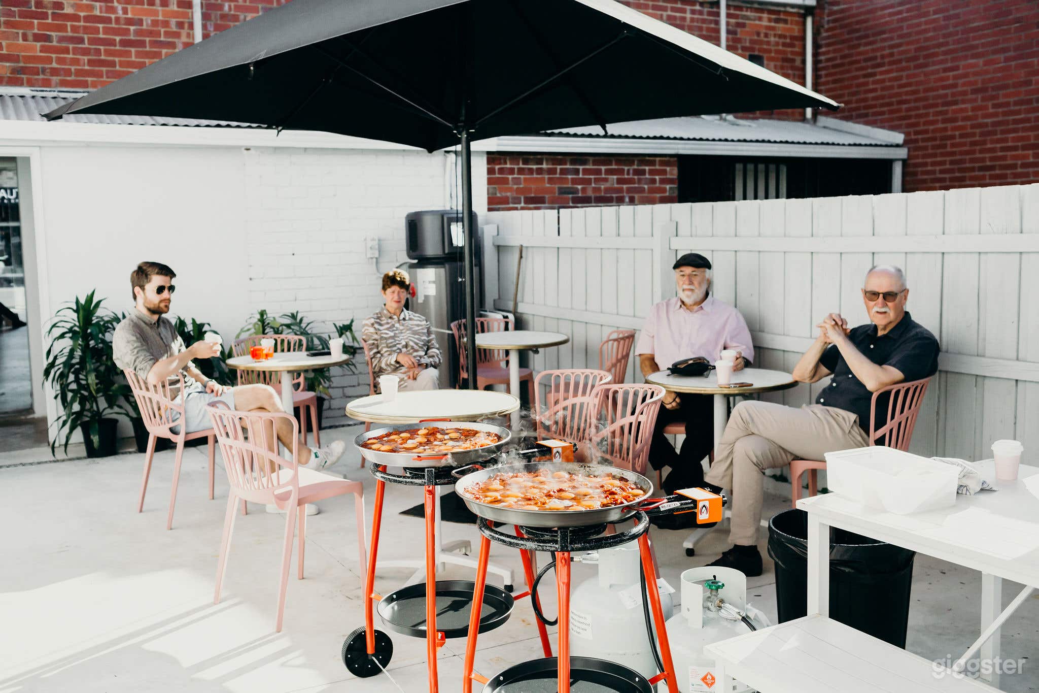 Outdoor entertaining area