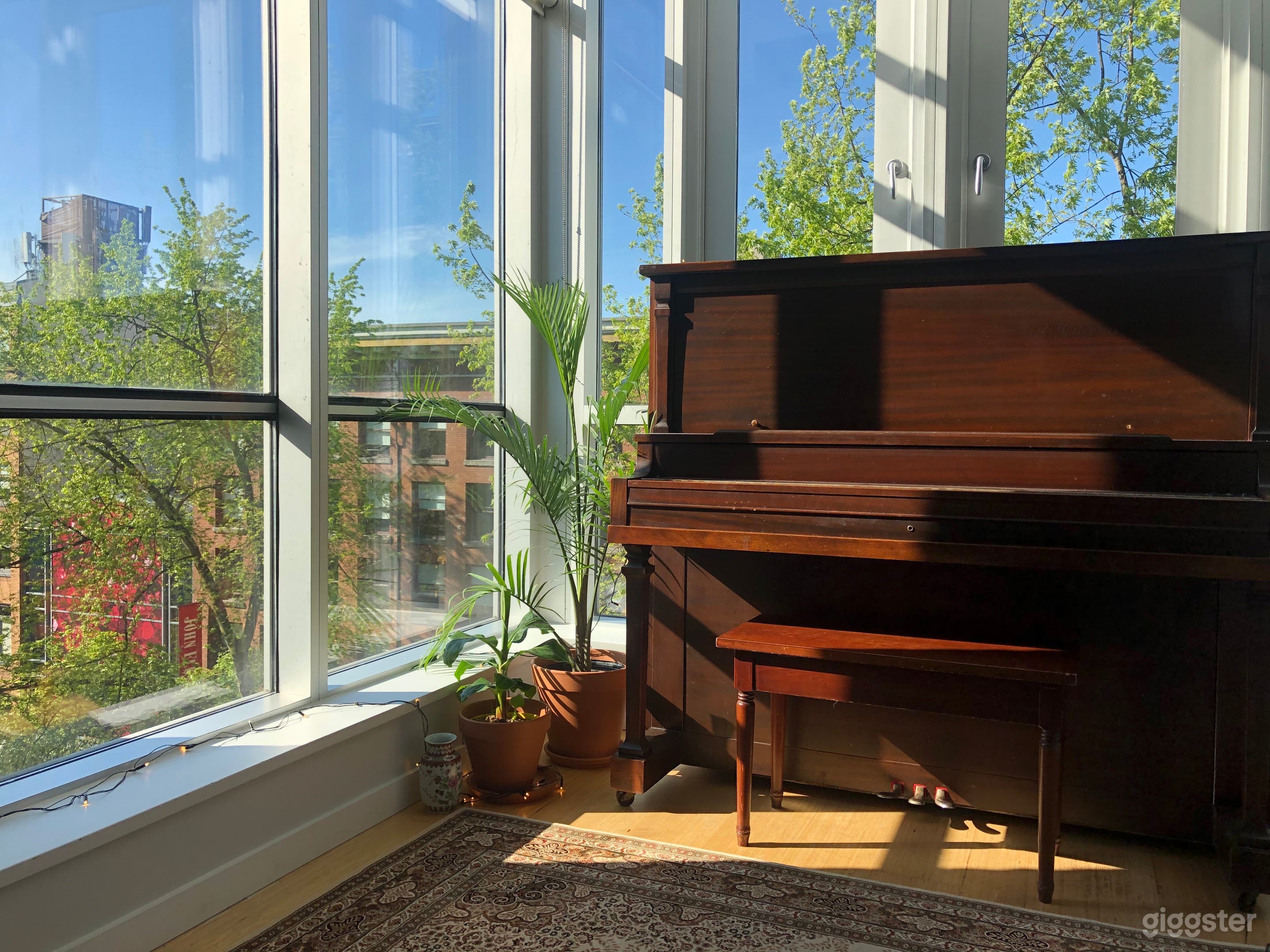 Large floor to ceiling windows