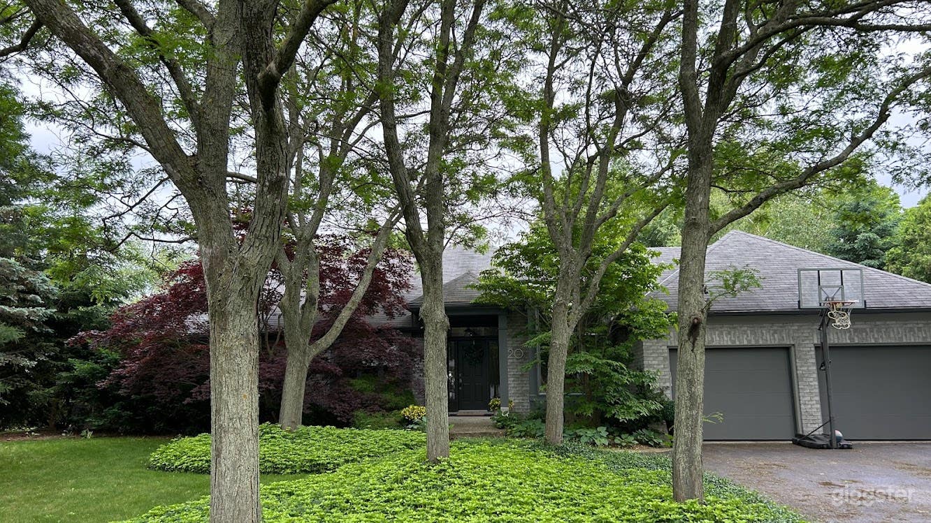 Grey brick executive bungalow