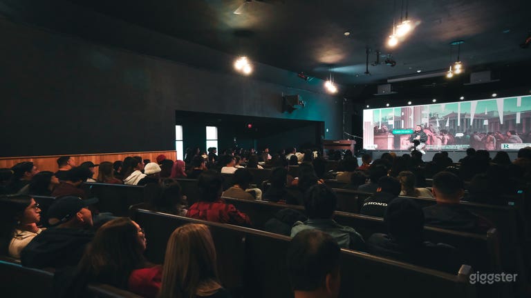  Modern Chapel-Style Event Hall with Stage & Seating 