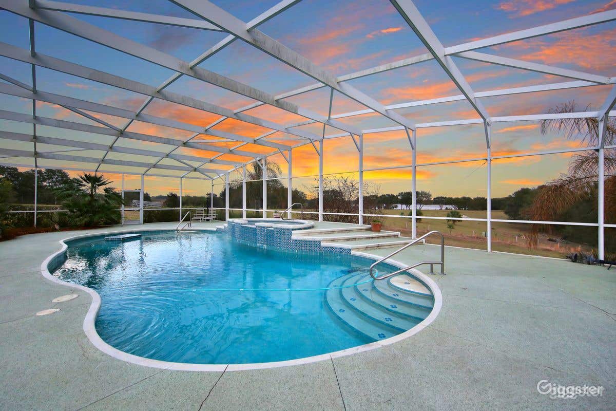 Captivating Pool with Astounding View of Nature Photo 2