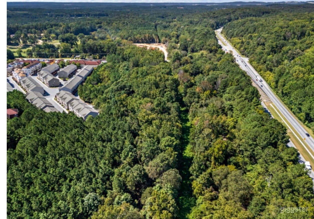 Private Wooded Land with Creek – Film Location Photo 2