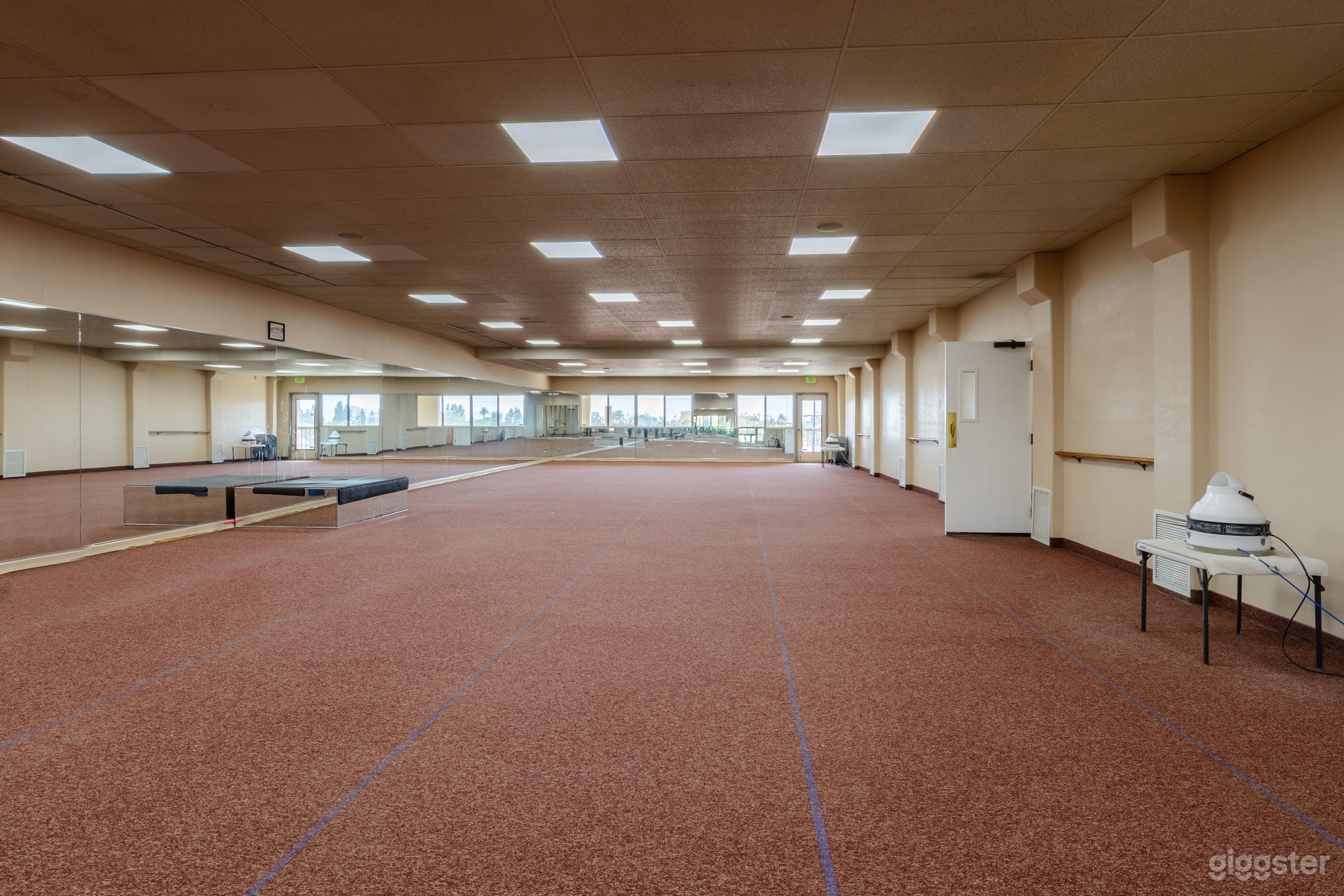 2,500 sq. ft. Yoga Room