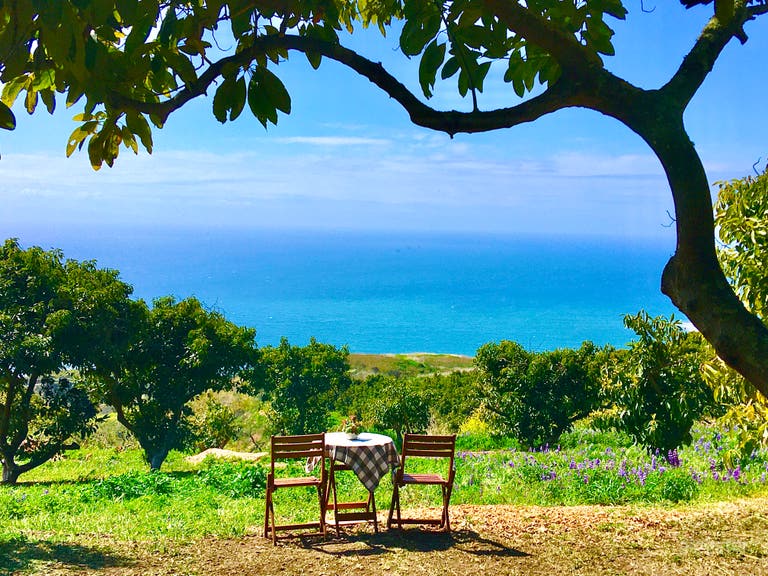  Bistro seating for 2 with ocean views  