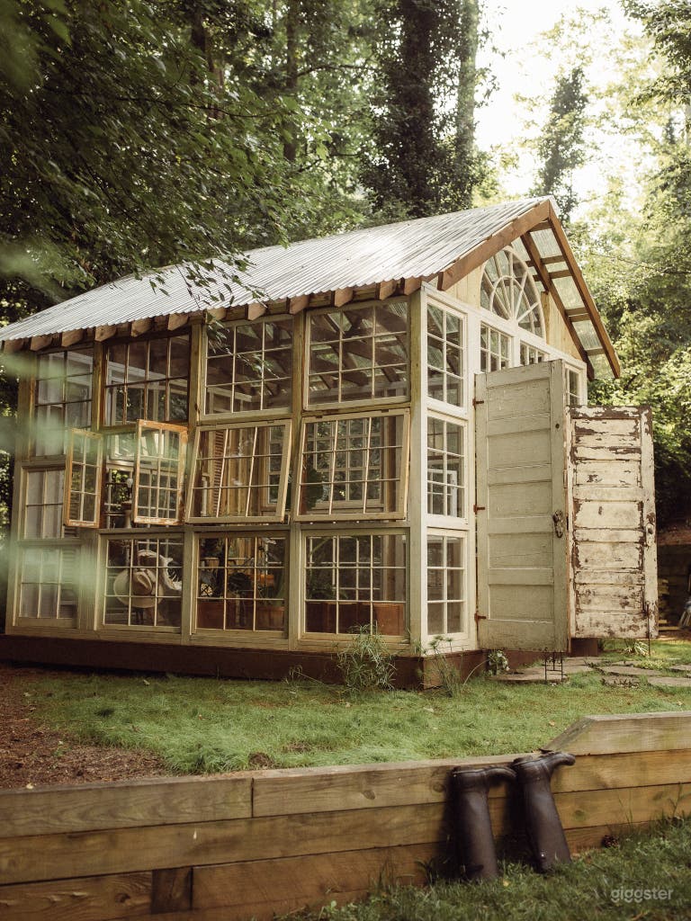  Charming Greenhouse in Backyard 