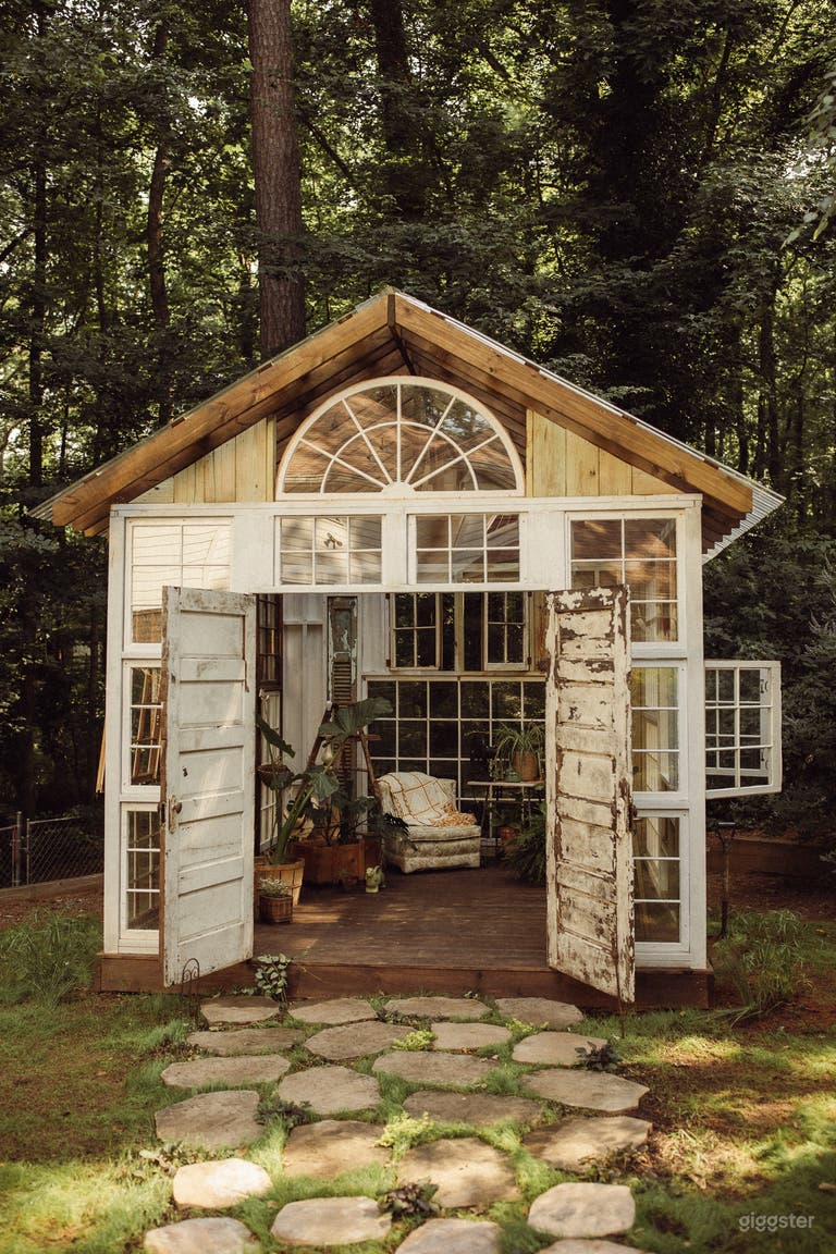  Charming Greenhouse in Backyard 