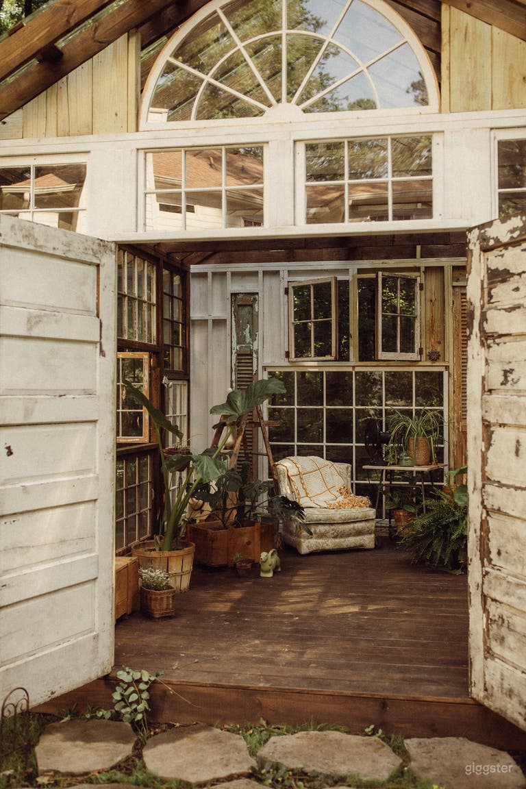  Charming Greenhouse in Backyard 