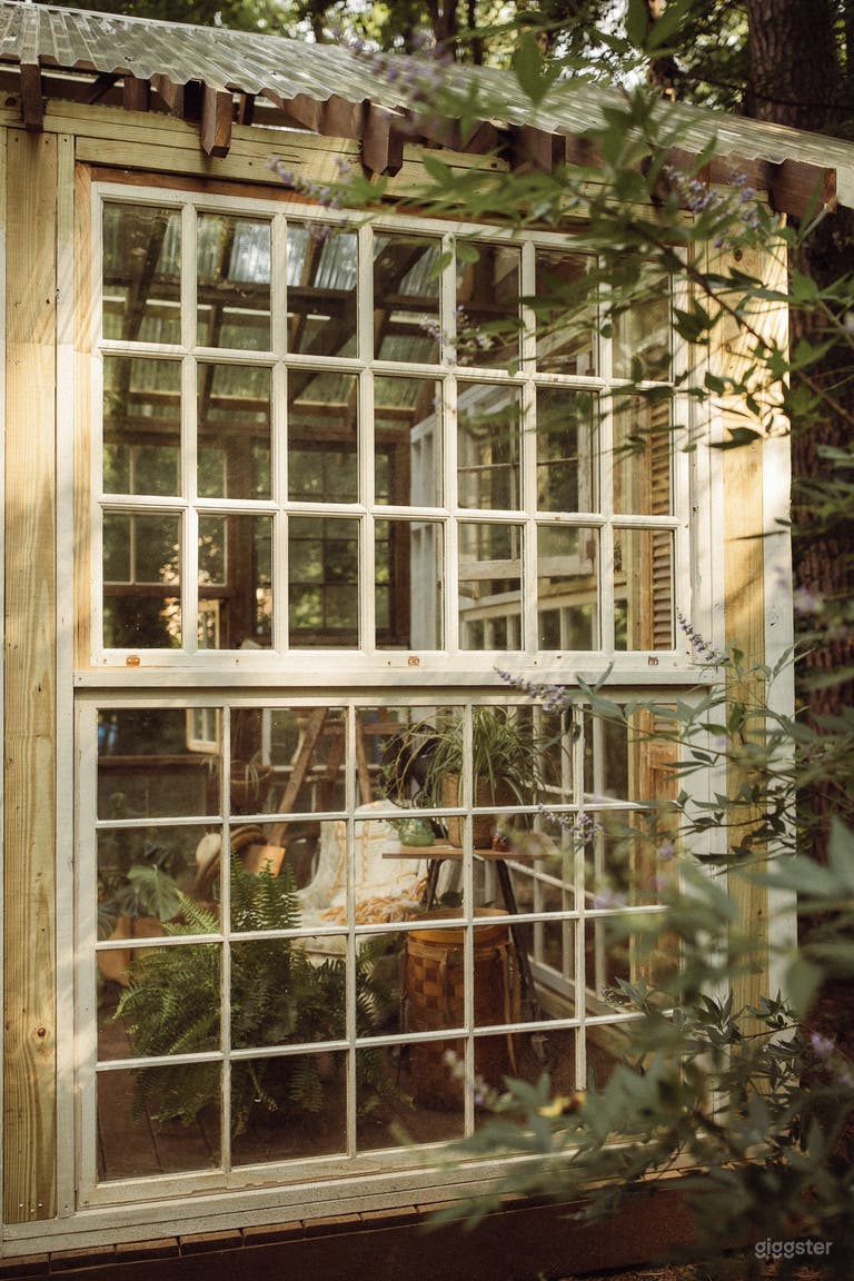  Charming Greenhouse in Backyard 