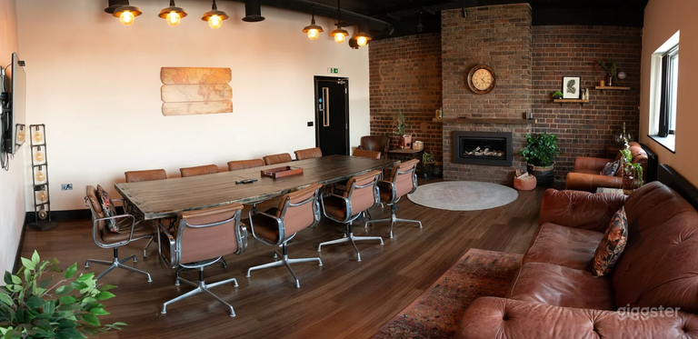  Boardroom with Fireplace 