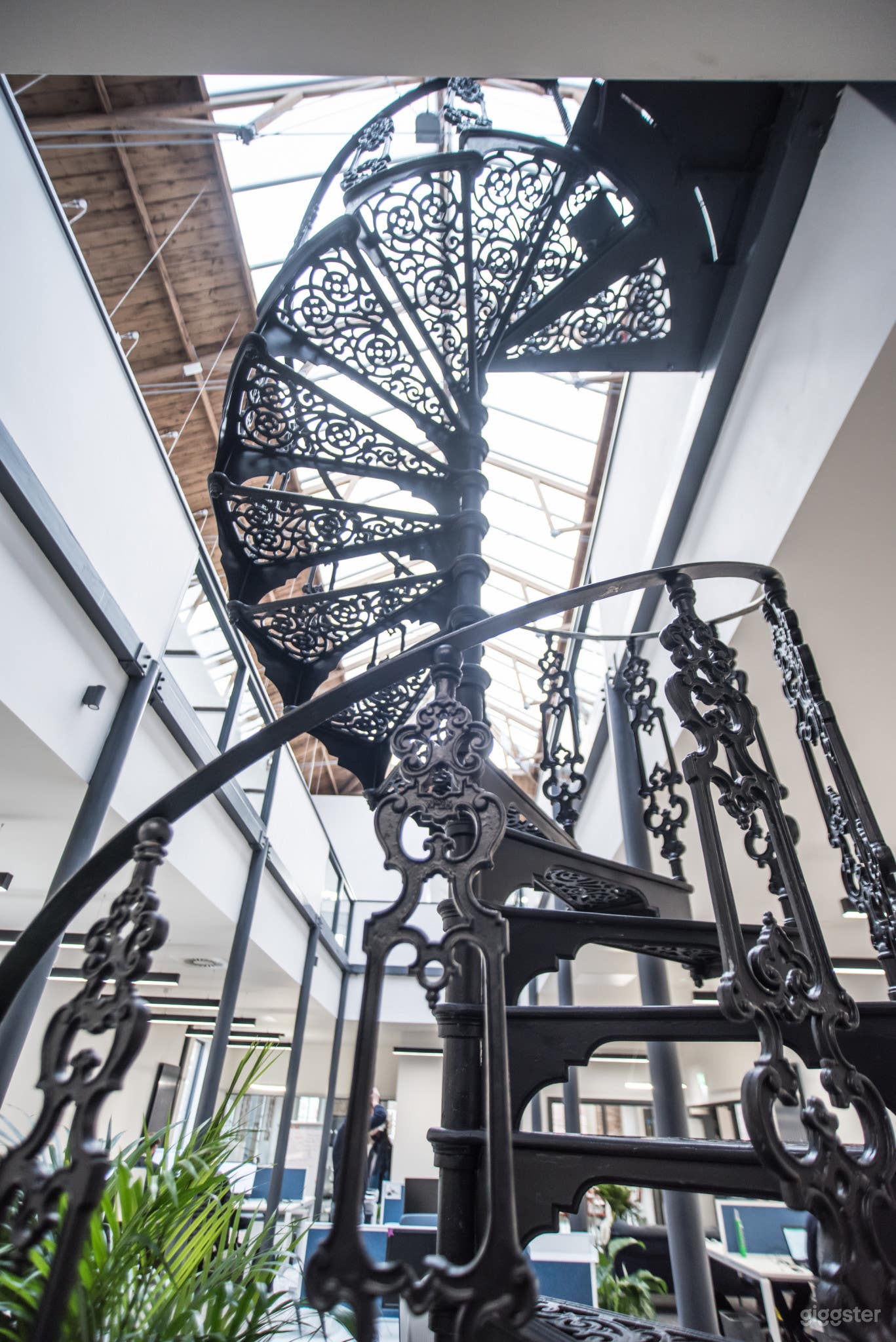 Victorian spiral staircase