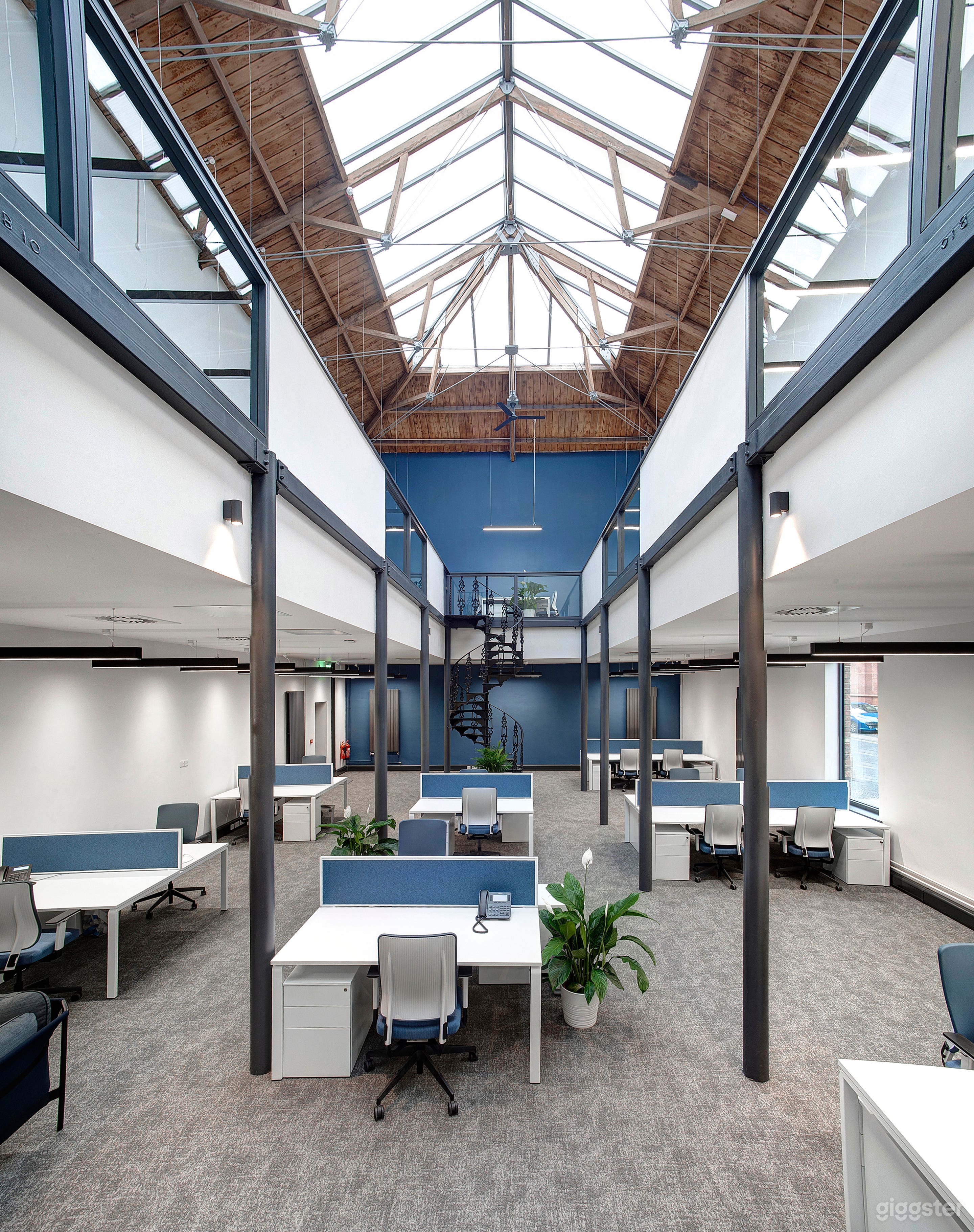 Interior image of main office space