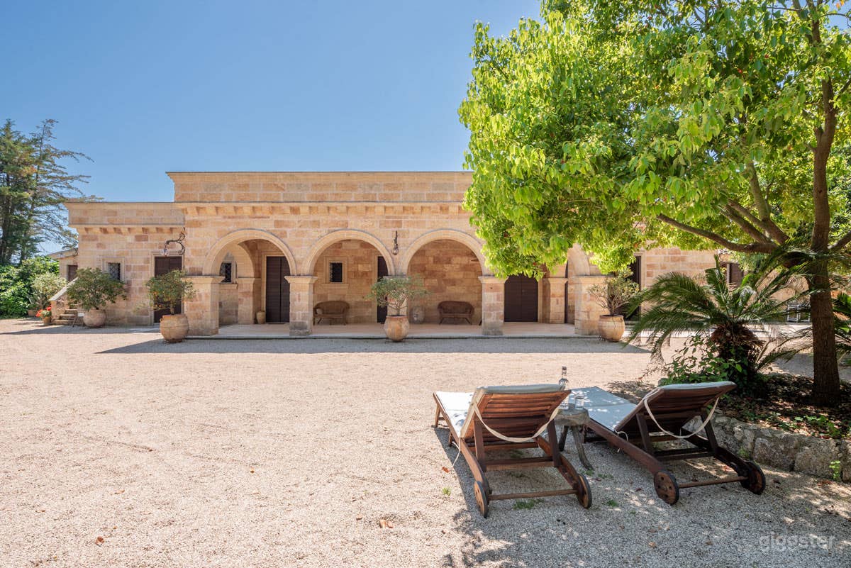 Elegant Stone Country House With Lush Garden Photo 1