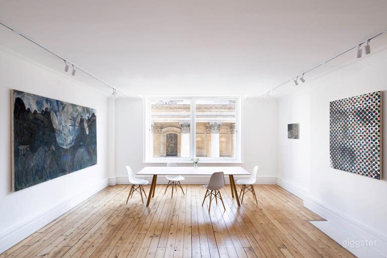  Spaciious studio with view to St George's Grade I listed facade.  