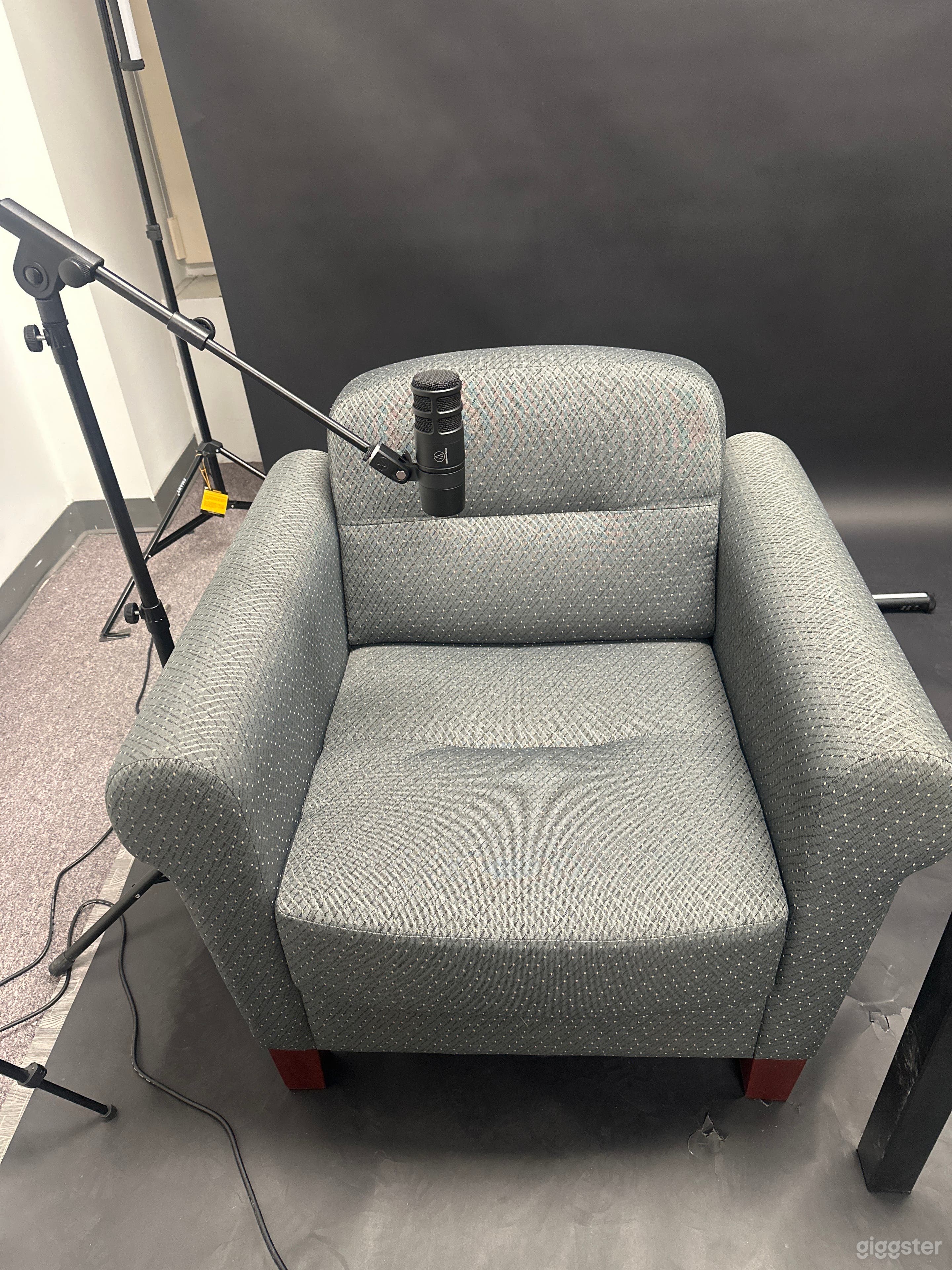 Podcast & Interview Studio | Two-Chair Setup | Clean Audio Photo 3