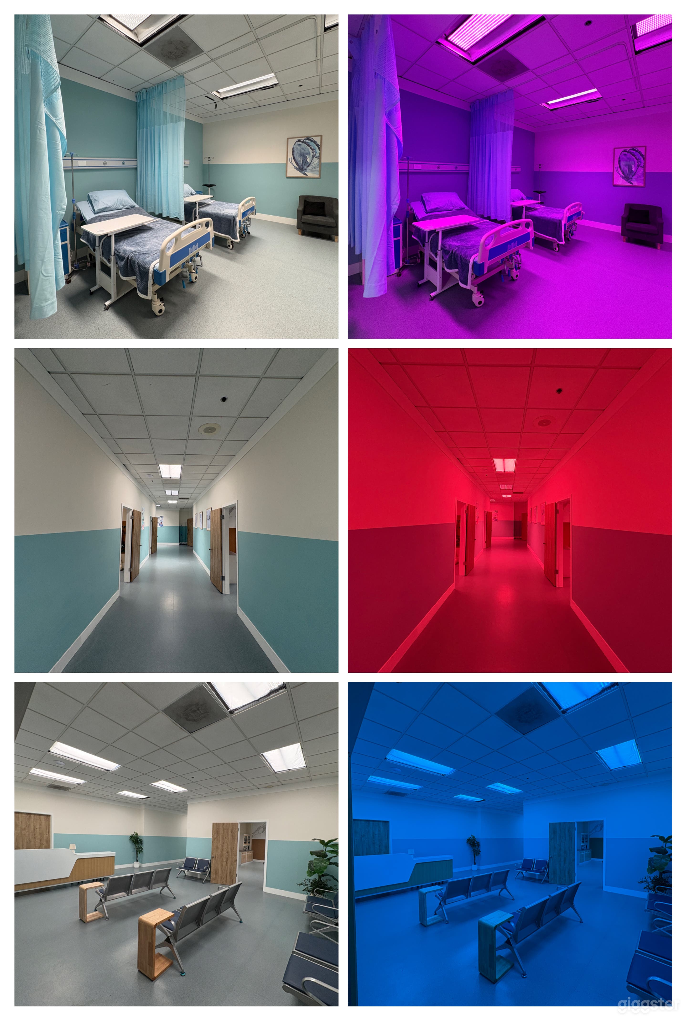 Hospital Standing Set | 12ft Ceiling | 7-Zone | RGB Lighting Photo 3
