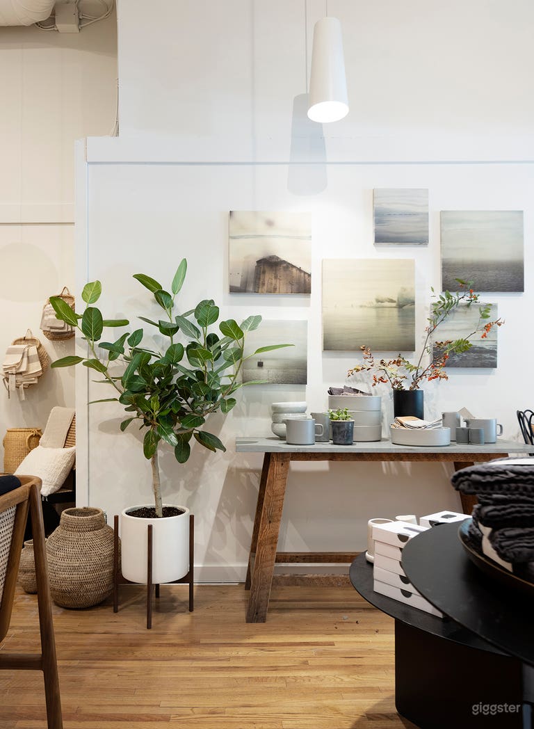  Our shoppe windows allow the space to be filled with light. 