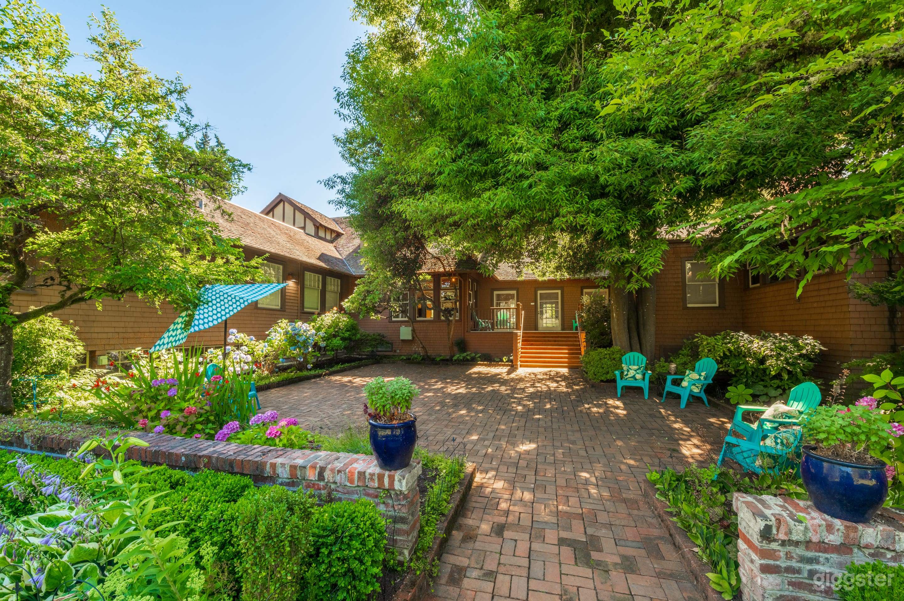 Brick Courtyard, a perfect setting for a nice afternoon in the sun.