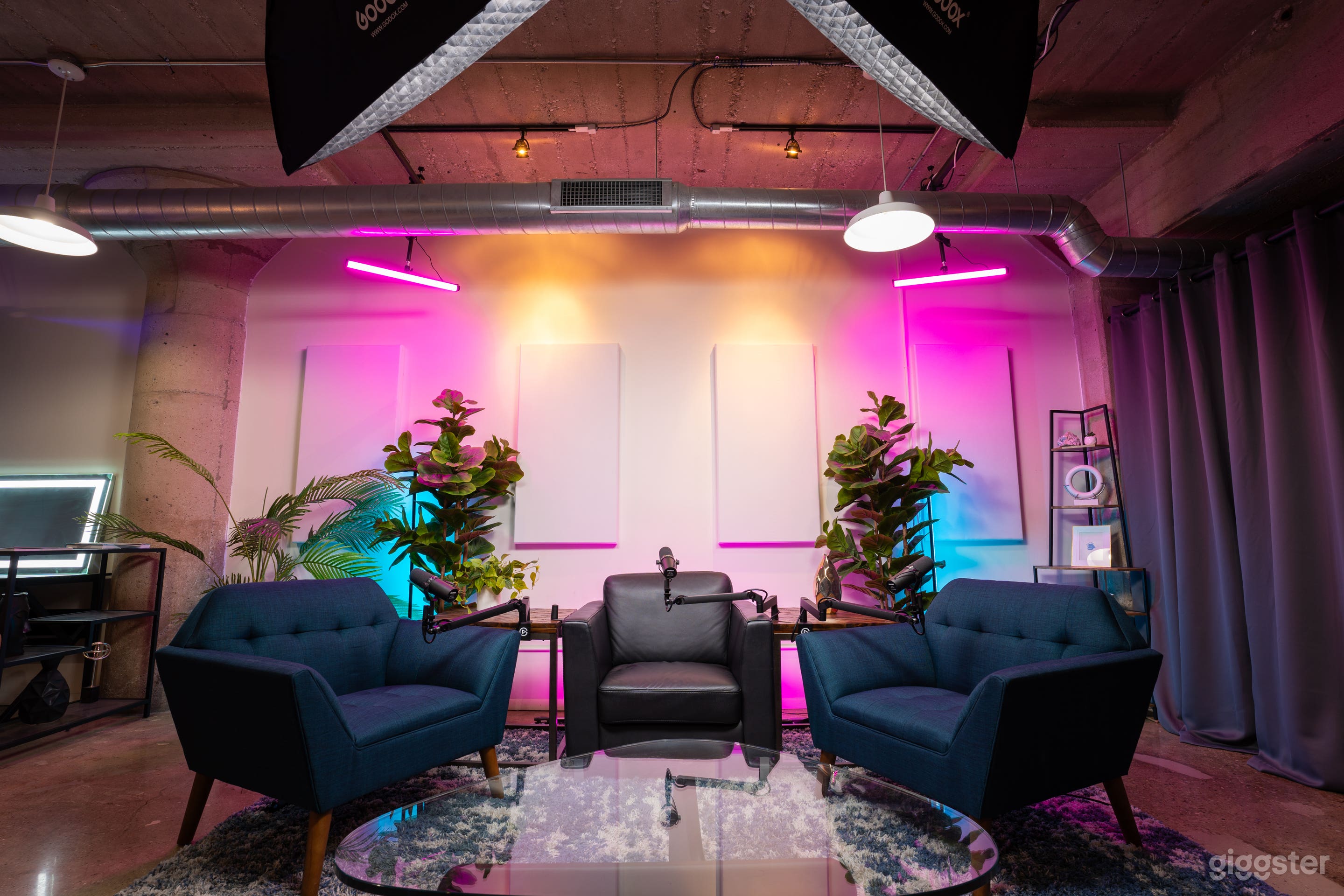 Modern Video Podcasting Studio Photo 1