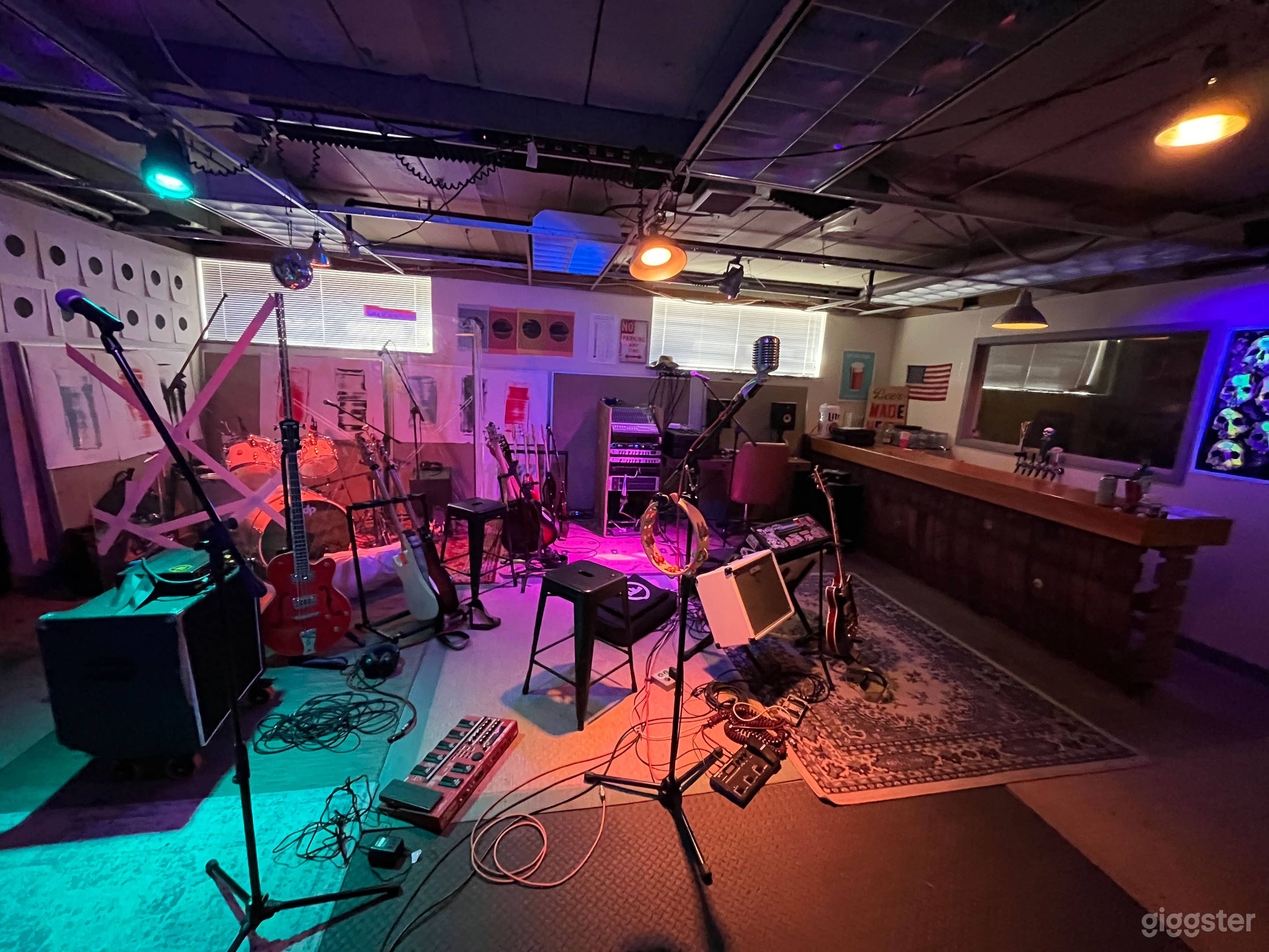 Cool, Gritty DIY music rehearsal studio in Yonkers Photo 1