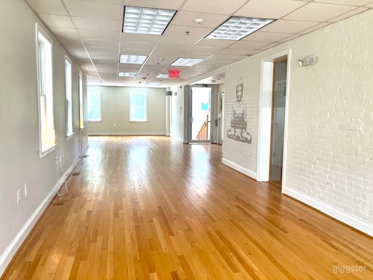 Front to back of Studio