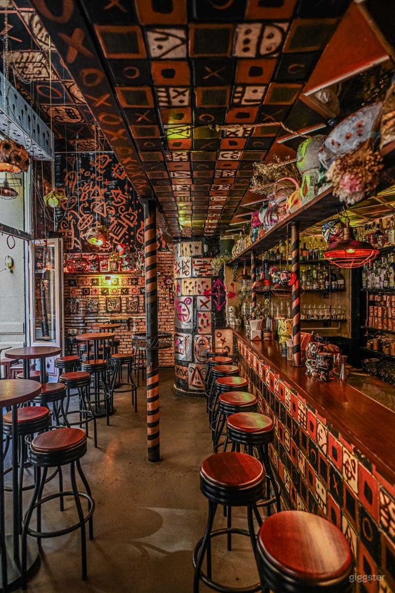  Eclectic Bar with Great Inhouse Art 