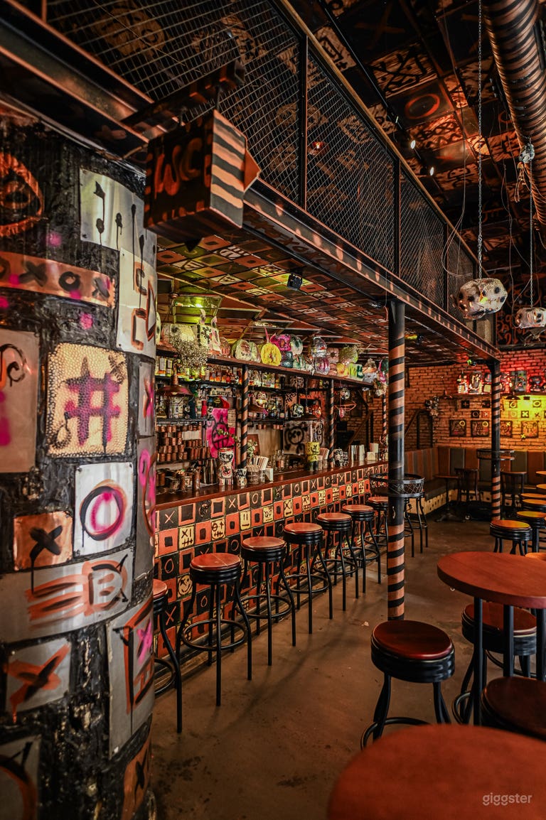  Eclectic Bar with Great Inhouse Art 