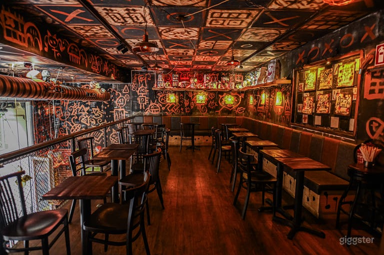  Eclectic Bar with Great Inhouse Art 