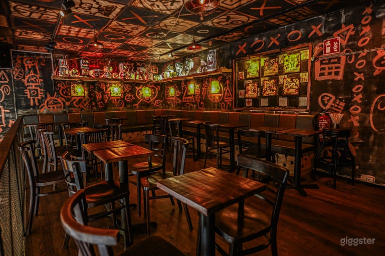  Eclectic Bar with Great Inhouse Art 