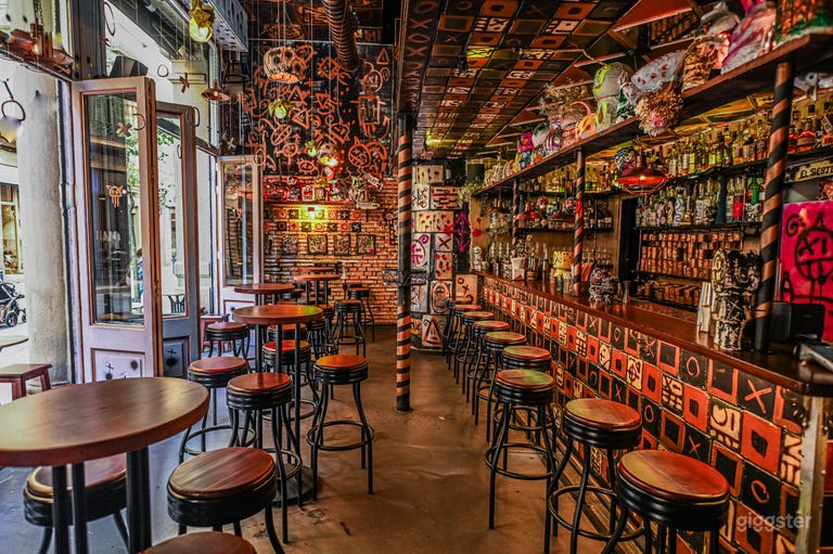  Eclectic Bar with Great Inhouse Art 