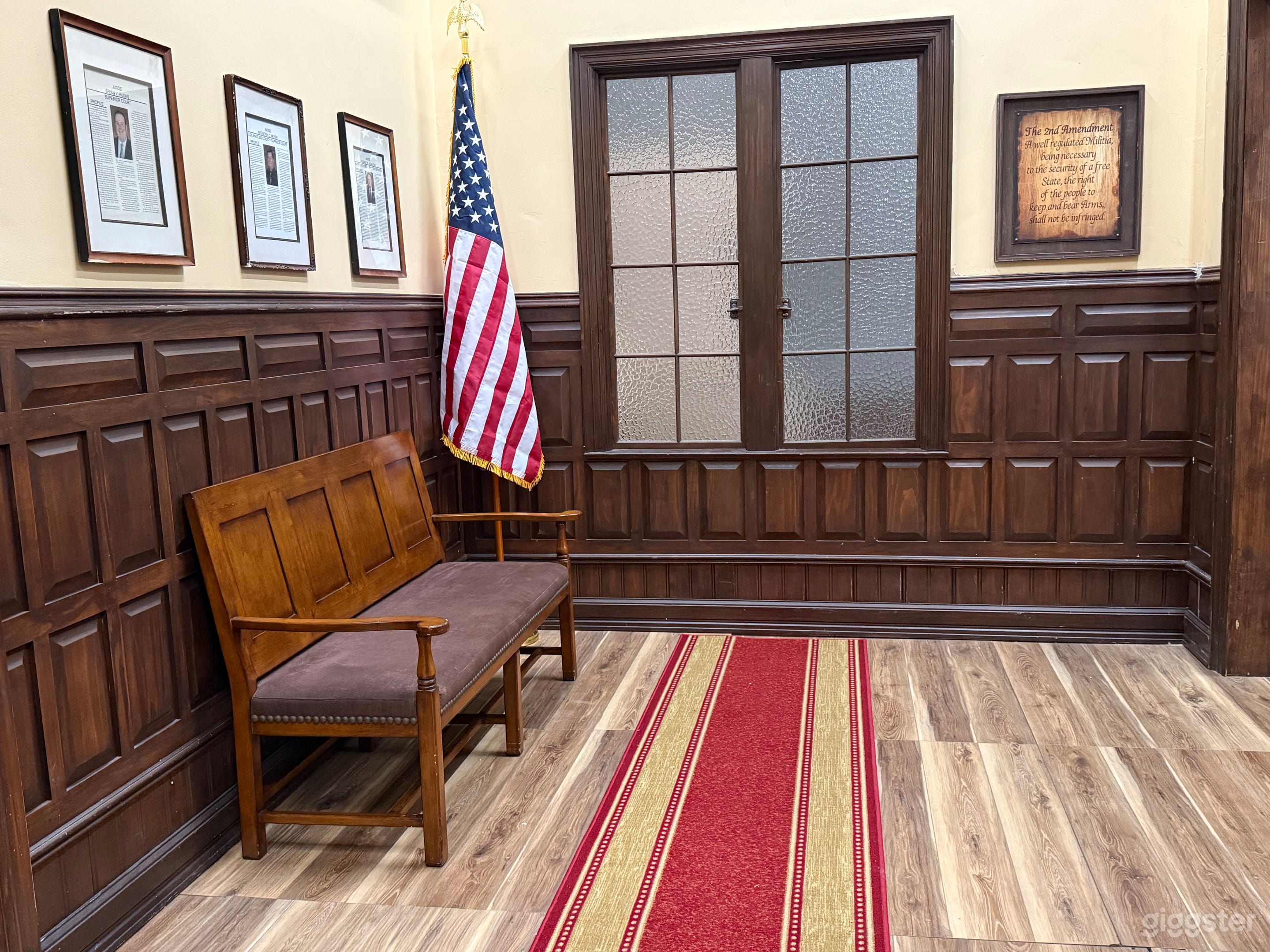 Courtroom Court standing set 56ft Cinematic Hallway wow Photo 4