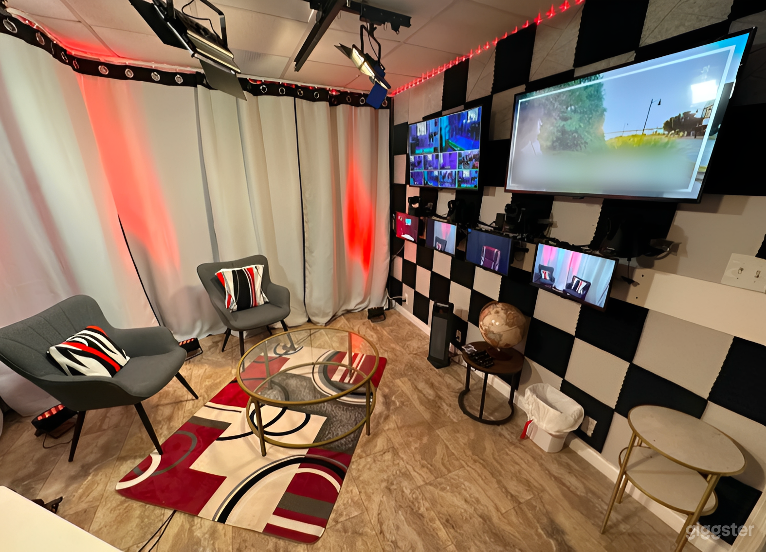 Modern Podcast Studio Setup Photo 3