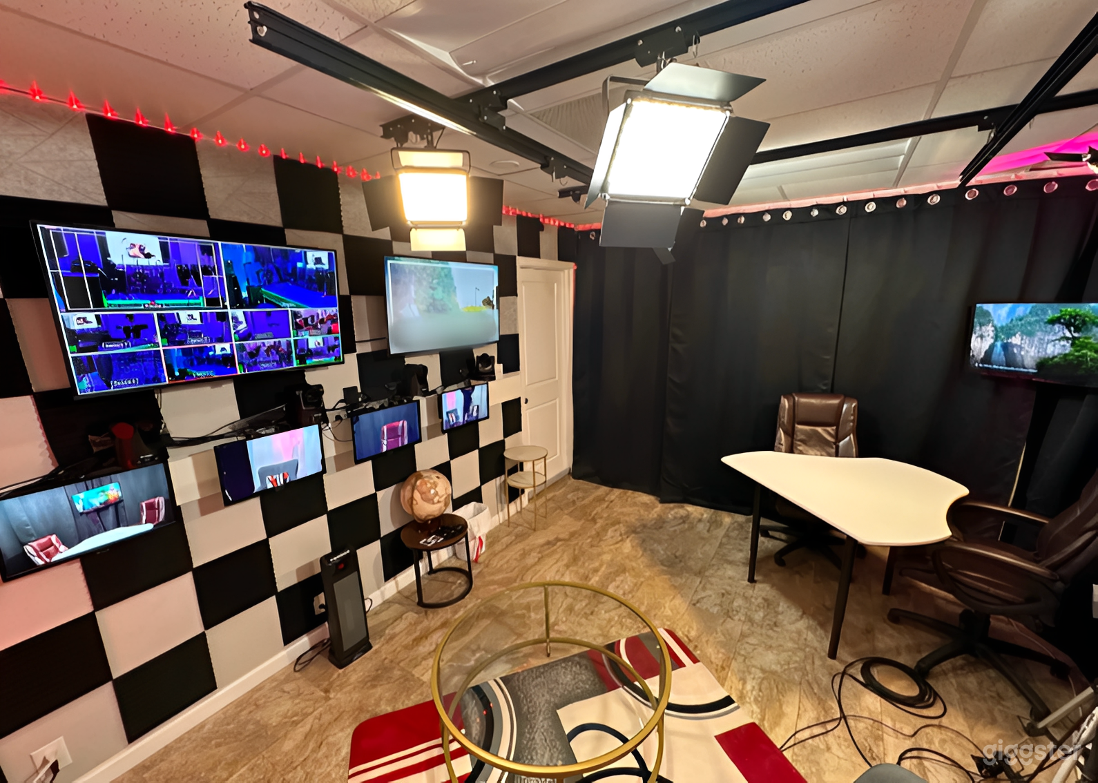 Modern Podcast Studio Setup Photo 4