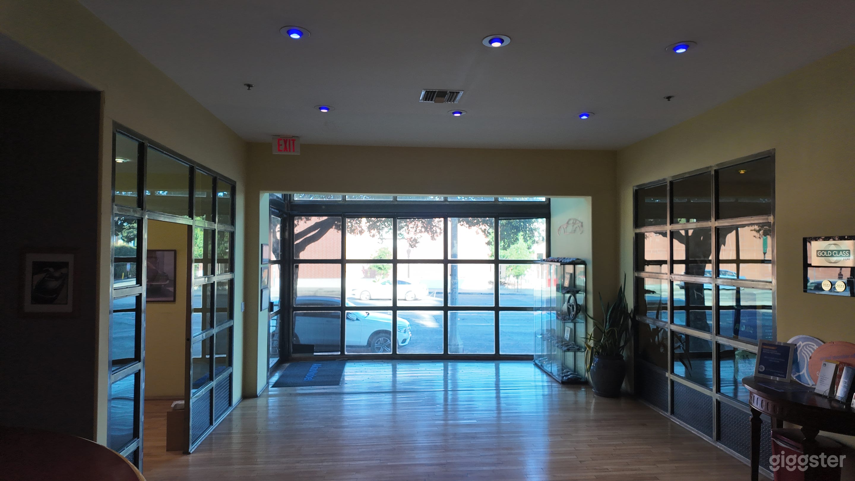 Clean, Classy Industrial Office for Autobody Shop Photo 2