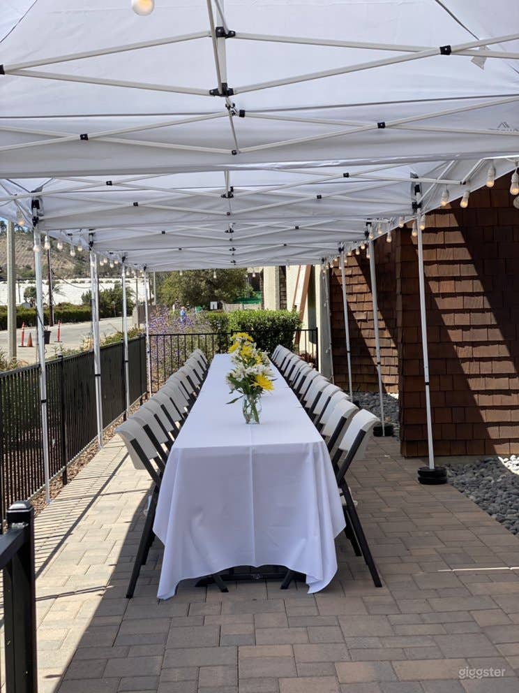 Outdoor/Patio Seating - Event Venue  Photo 3