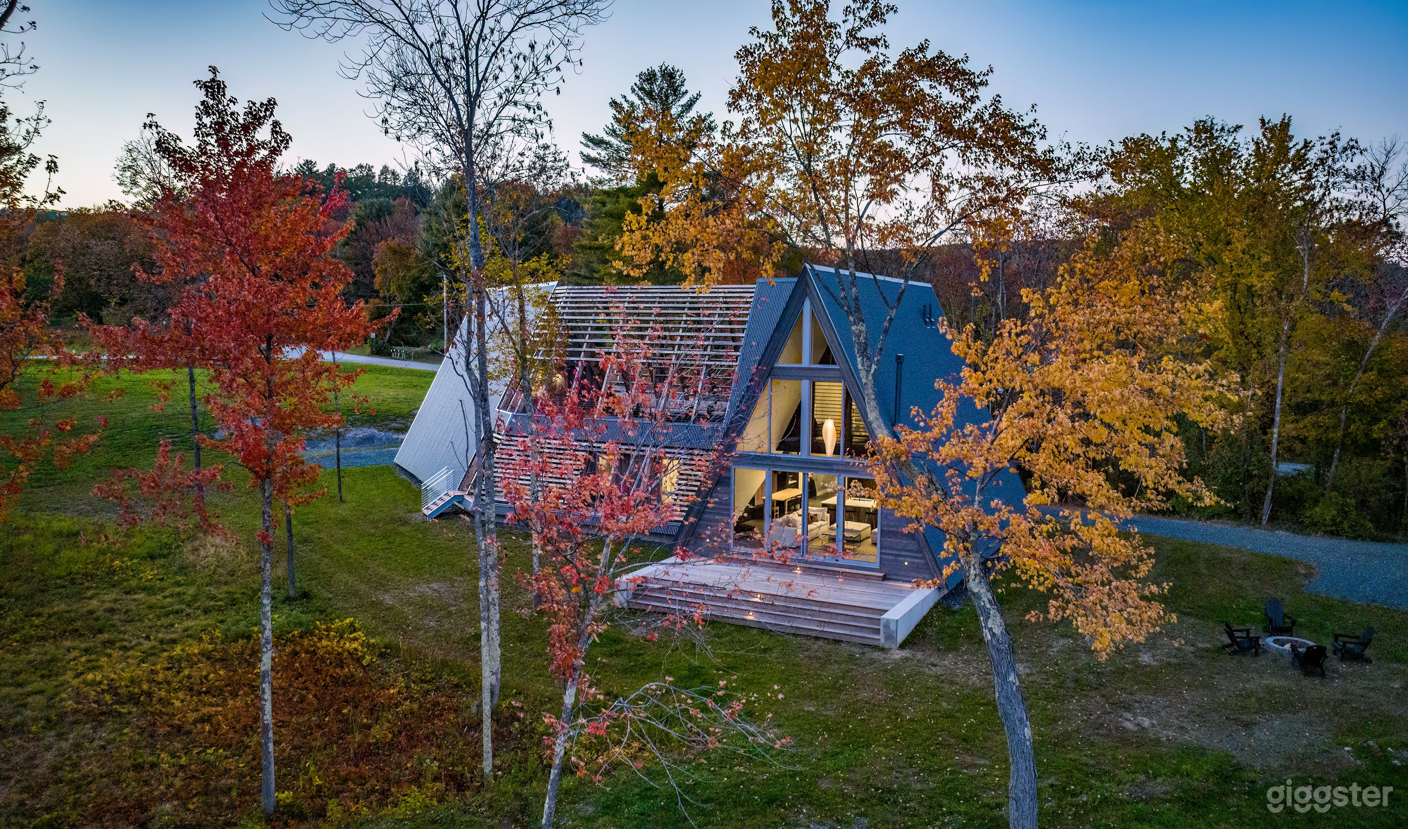 Modern Lakefront A-Frame Photo 2