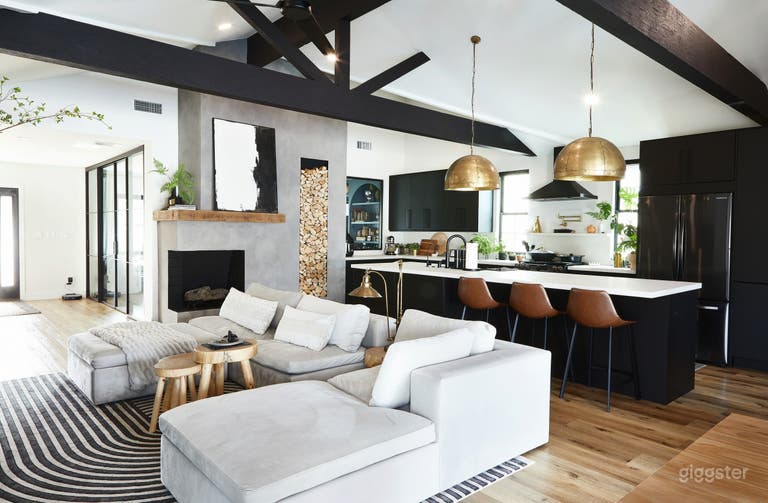  Bright Remodeled House- Contemporary, Open Kitchen 