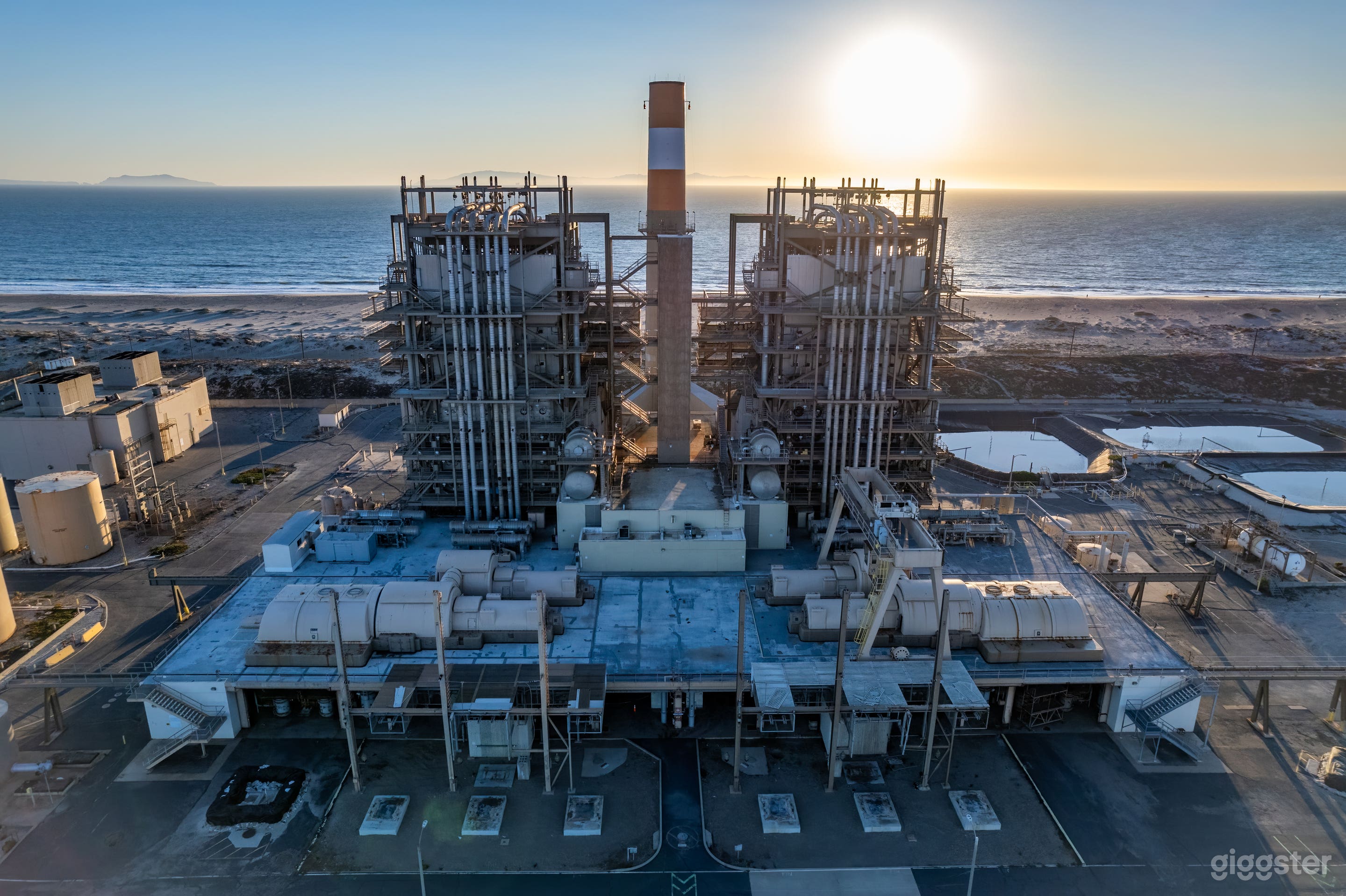 Abandoned Power Plant On The Beach Photo 1