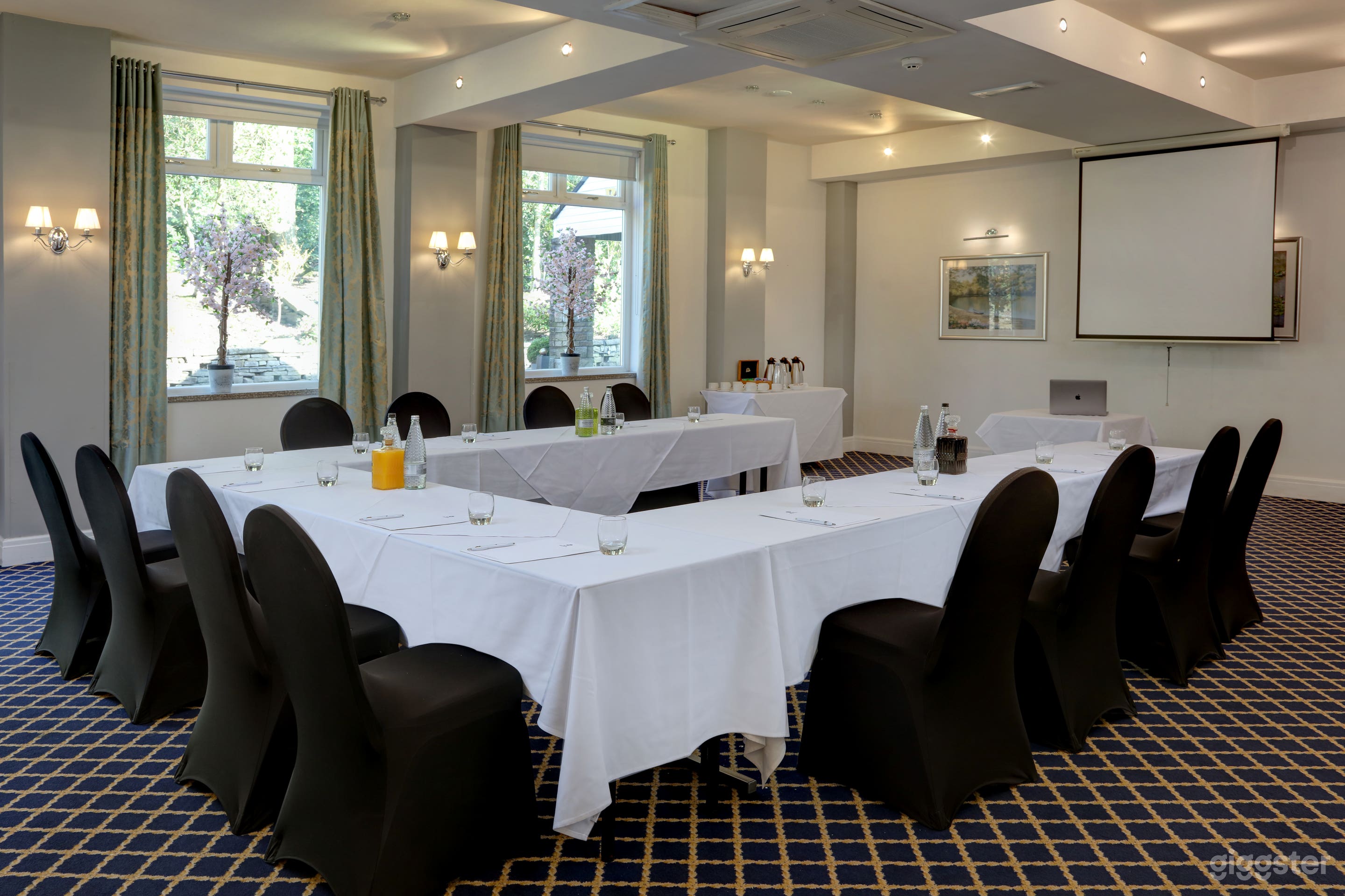 Hambledon Suite Boardroom setting 