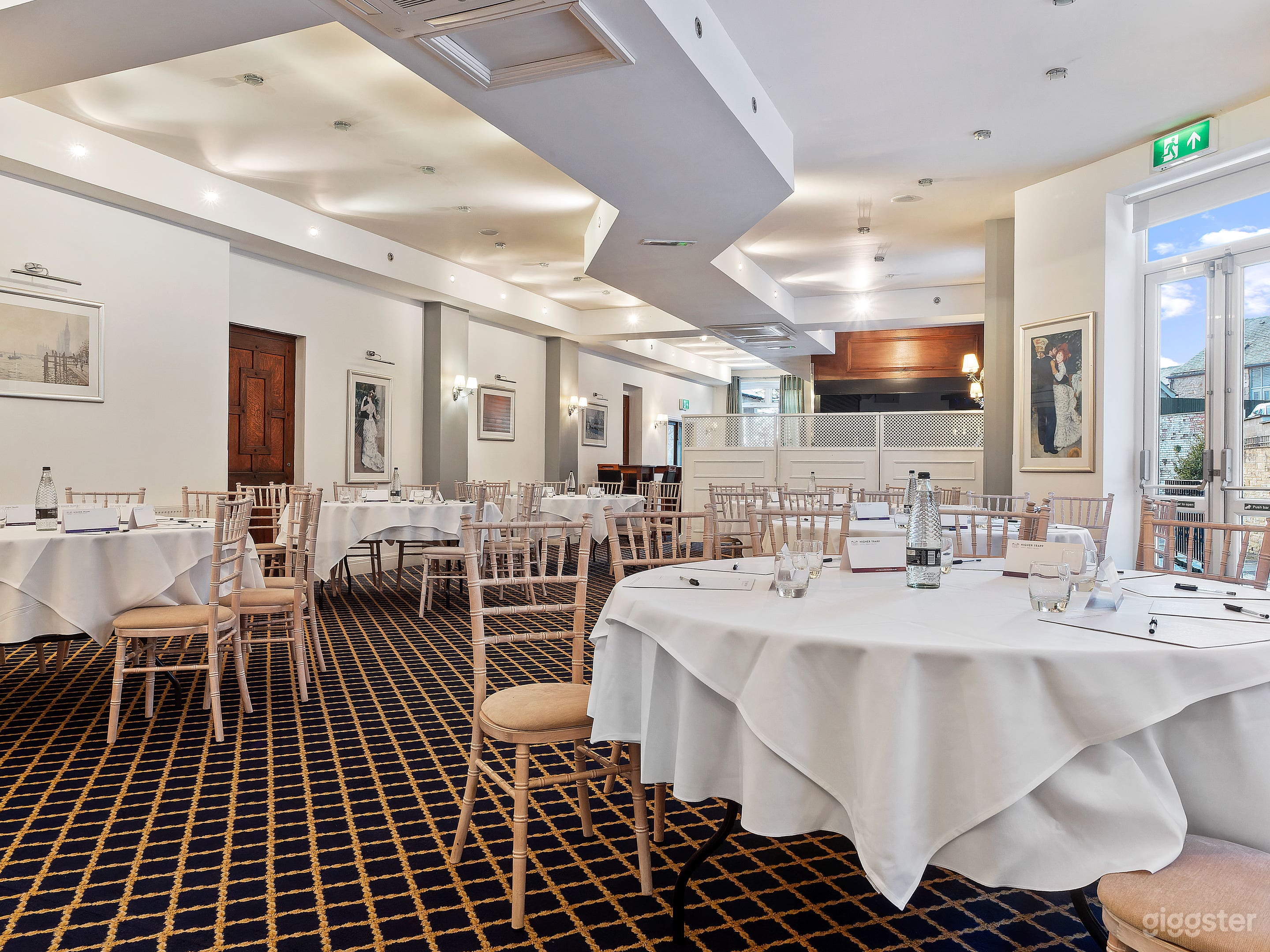 Hambledon Suite Cabaret setting different view 2