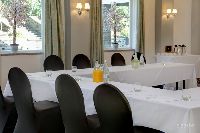  Closer image of Hambledon Suite Boardroom setting  