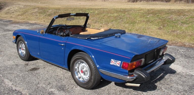  #76,109 Classic 1975 Triumph TR6 